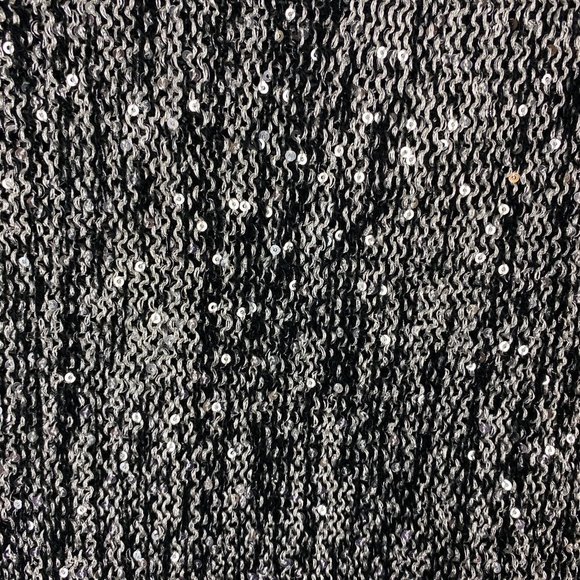 Chico's sweater black and‎ silver size Medium - Picture 5 of 6